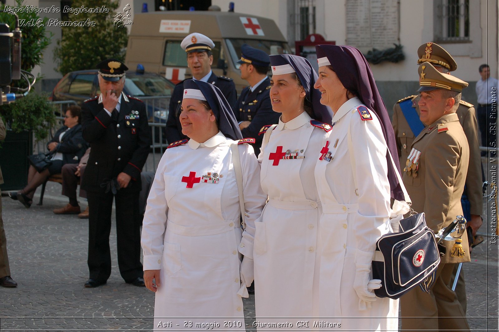 Asti - 23 maggio 2010 - Giuramento Solenne Corpo Militare della CRI  -  Croce Rossa Italiana - Ispettorato Regionale Volontari del Soccorso Piemonte