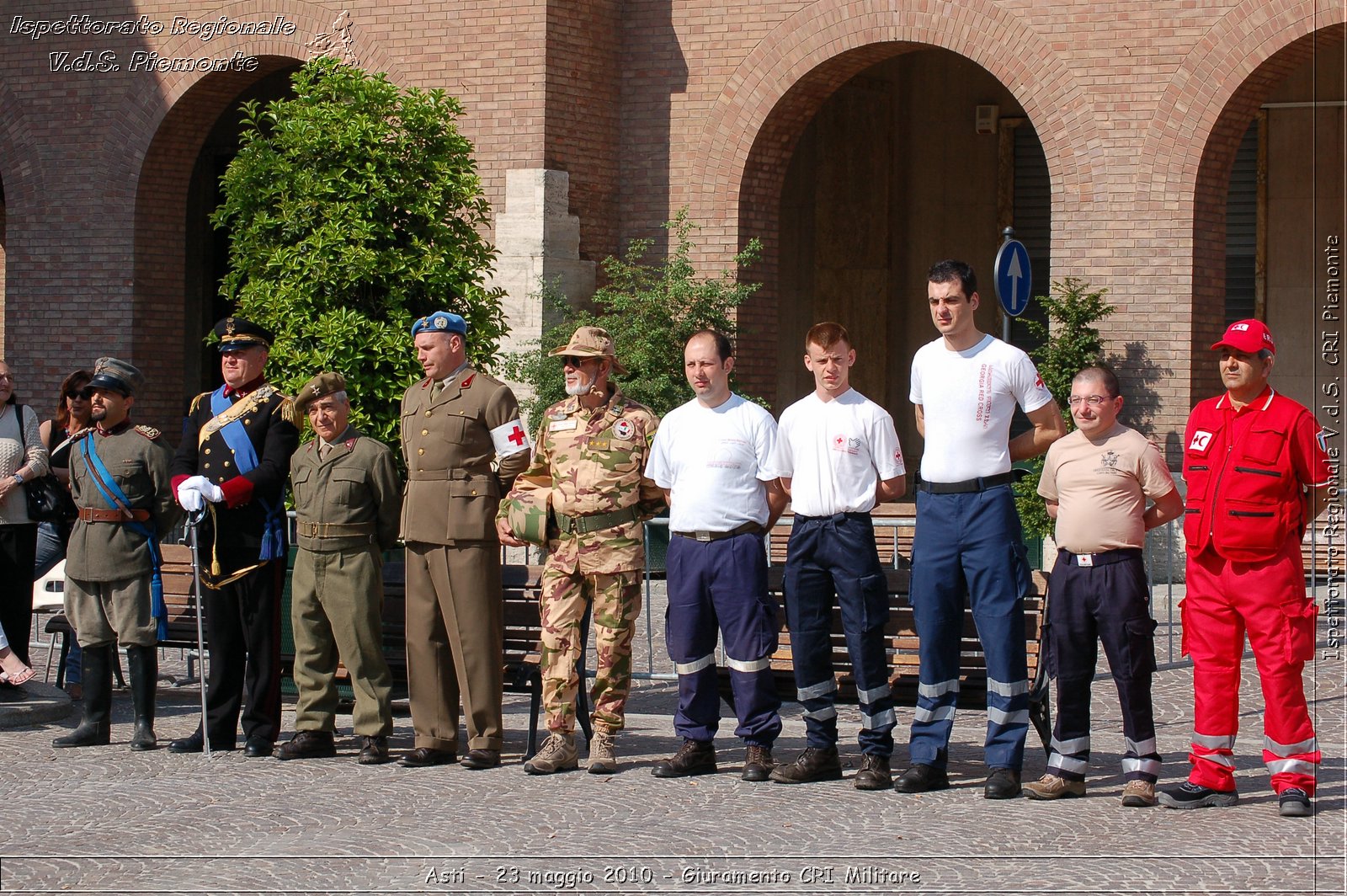 Asti - 23 maggio 2010 - Giuramento Solenne Corpo Militare della CRI  -  Croce Rossa Italiana - Ispettorato Regionale Volontari del Soccorso Piemonte