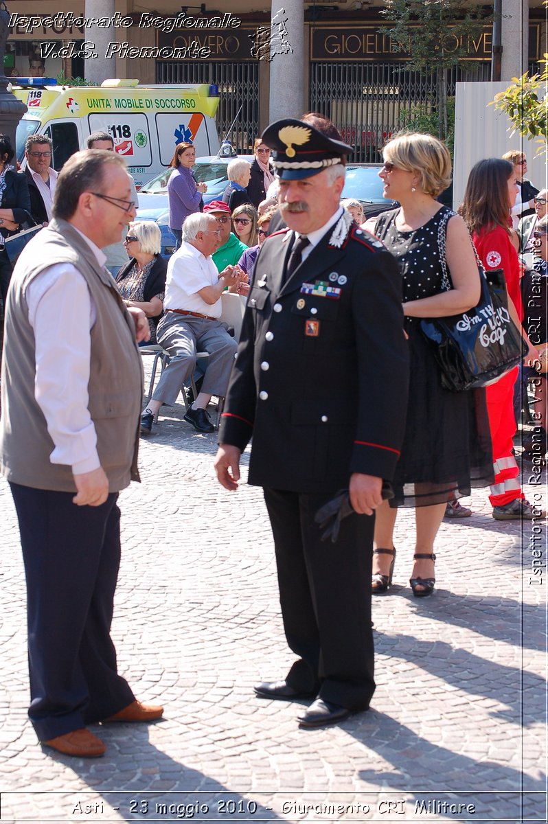 Asti - 23 maggio 2010 - Giuramento Solenne Corpo Militare della CRI  -  Croce Rossa Italiana - Ispettorato Regionale Volontari del Soccorso Piemonte