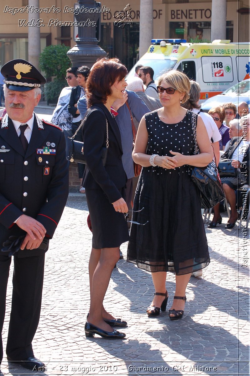 Asti - 23 maggio 2010 - Giuramento Solenne Corpo Militare della CRI  -  Croce Rossa Italiana - Ispettorato Regionale Volontari del Soccorso Piemonte