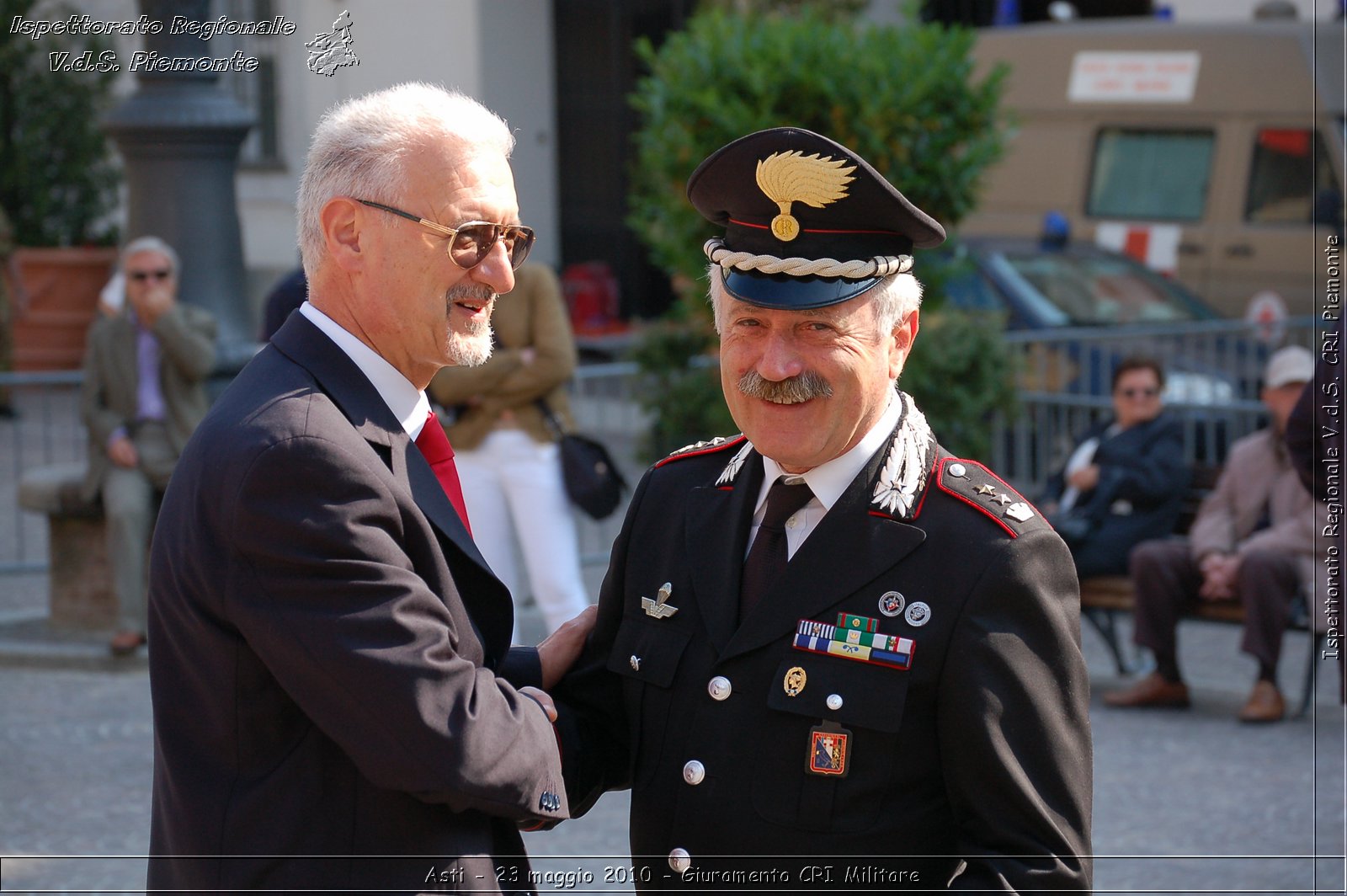 Asti - 23 maggio 2010 - Giuramento Solenne Corpo Militare della CRI  -  Croce Rossa Italiana - Ispettorato Regionale Volontari del Soccorso Piemonte