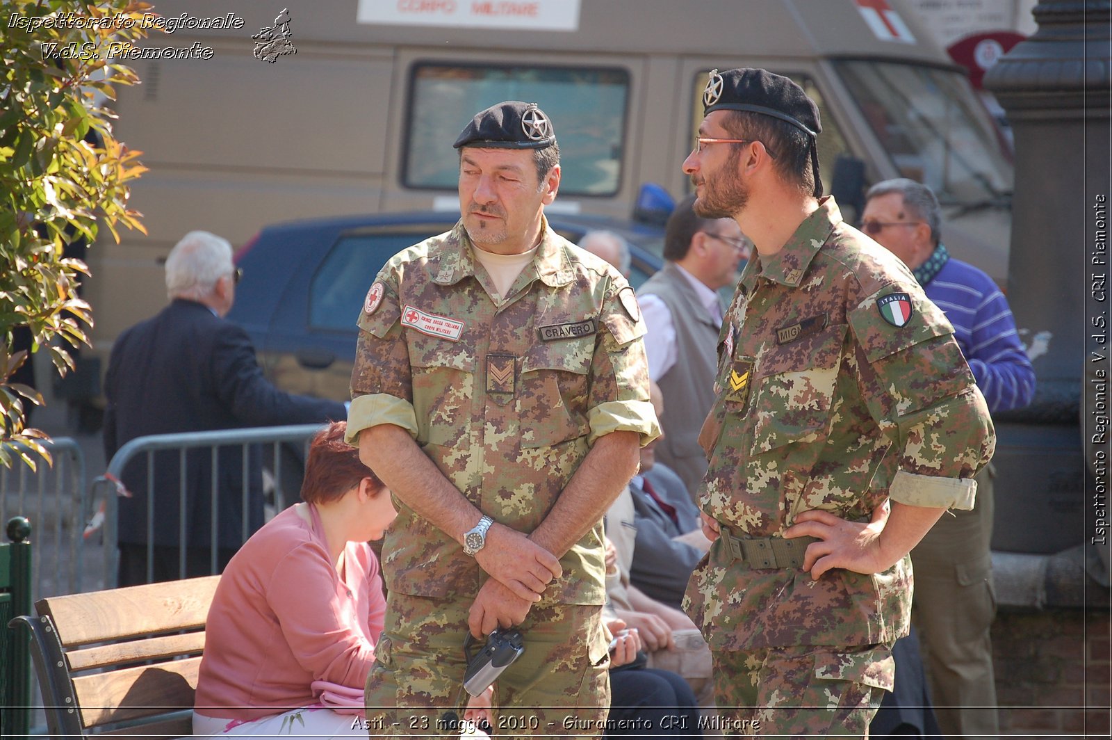 Asti - 23 maggio 2010 - Giuramento Solenne Corpo Militare della CRI  -  Croce Rossa Italiana - Ispettorato Regionale Volontari del Soccorso Piemonte