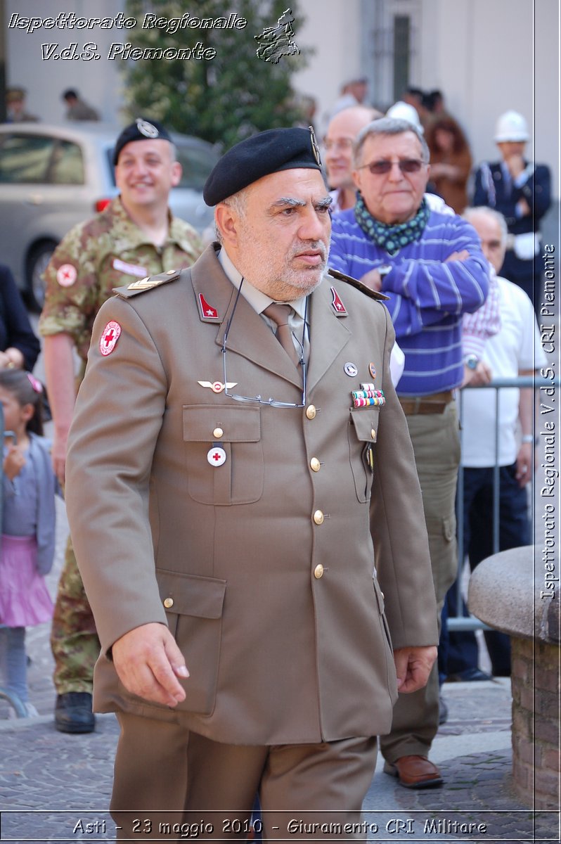 Asti - 23 maggio 2010 - Giuramento Solenne Corpo Militare della CRI  -  Croce Rossa Italiana - Ispettorato Regionale Volontari del Soccorso Piemonte