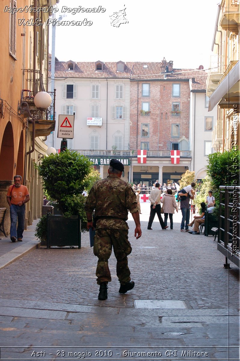 Asti - 23 maggio 2010 - Giuramento Solenne Corpo Militare della CRI  -  Croce Rossa Italiana - Ispettorato Regionale Volontari del Soccorso Piemonte