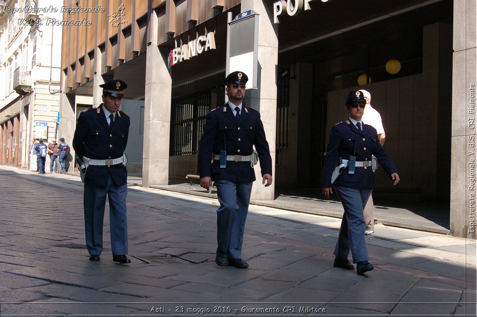 Asti - 23 maggio 2010 - Giuramento Solenne Corpo Militare della CRI  -  Croce Rossa Italiana - Ispettorato Regionale Volontari del Soccorso Piemonte