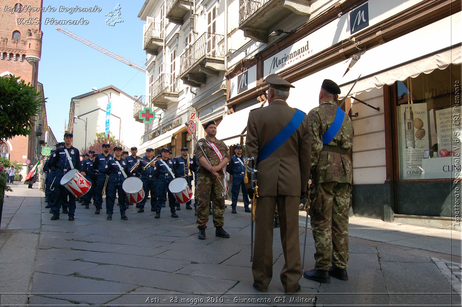 Asti - 23 maggio 2010 - Giuramento Solenne Corpo Militare della CRI  -  Croce Rossa Italiana - Ispettorato Regionale Volontari del Soccorso Piemonte