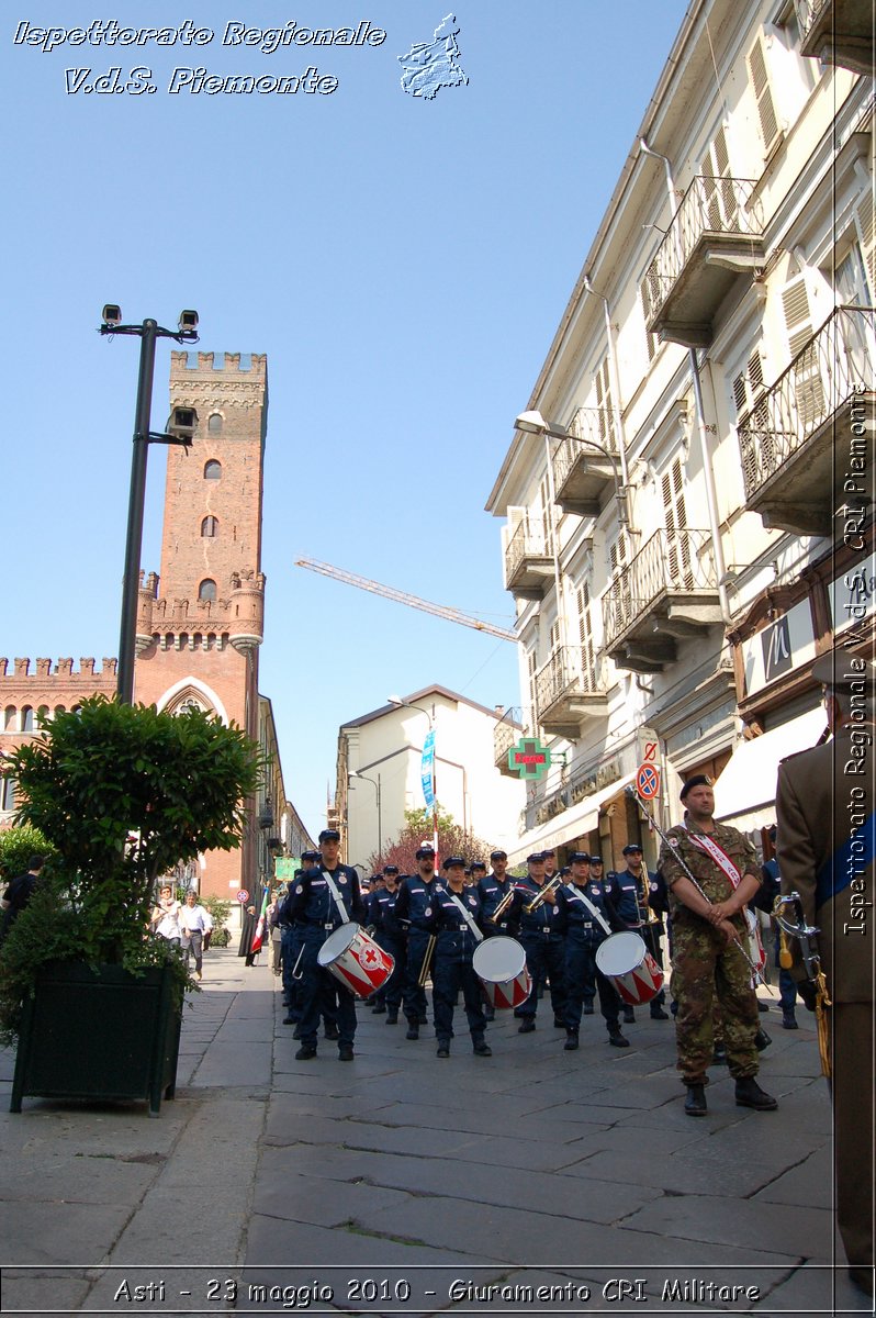 Asti - 23 maggio 2010 - Giuramento Solenne Corpo Militare della CRI  -  Croce Rossa Italiana - Ispettorato Regionale Volontari del Soccorso Piemonte