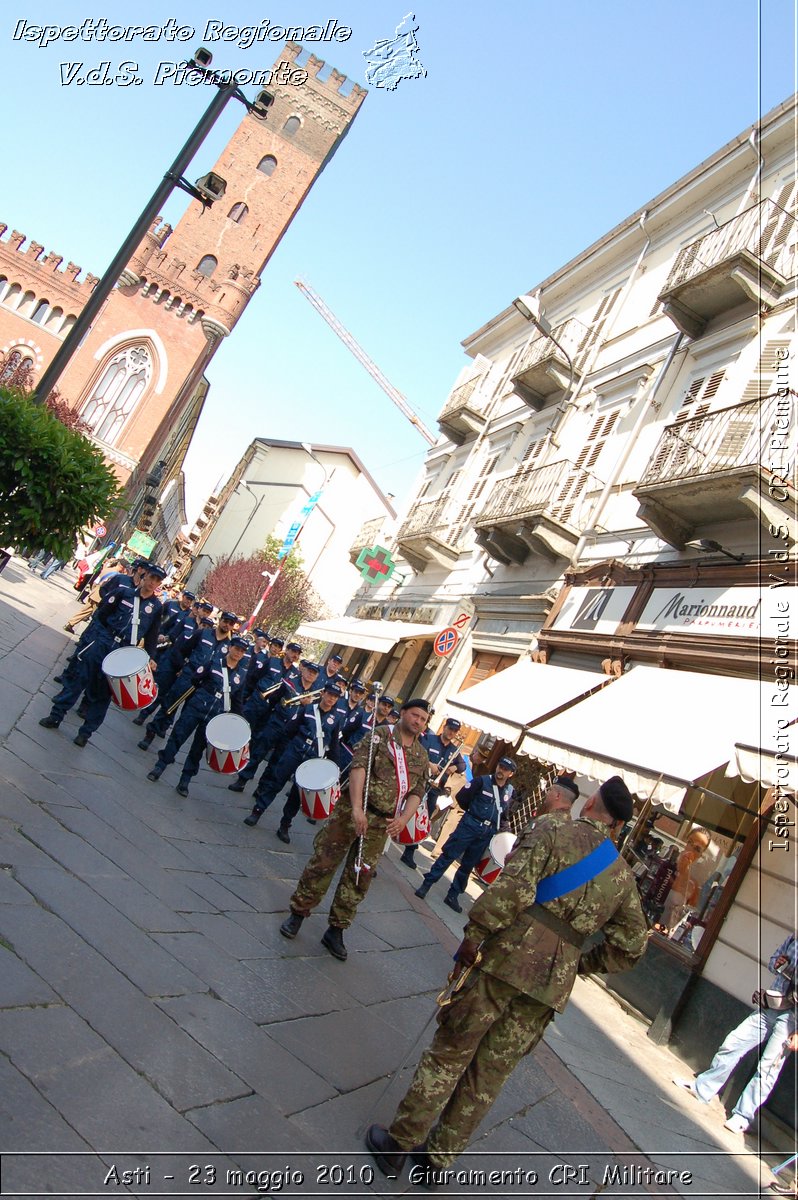 Asti - 23 maggio 2010 - Giuramento Solenne Corpo Militare della CRI  -  Croce Rossa Italiana - Ispettorato Regionale Volontari del Soccorso Piemonte