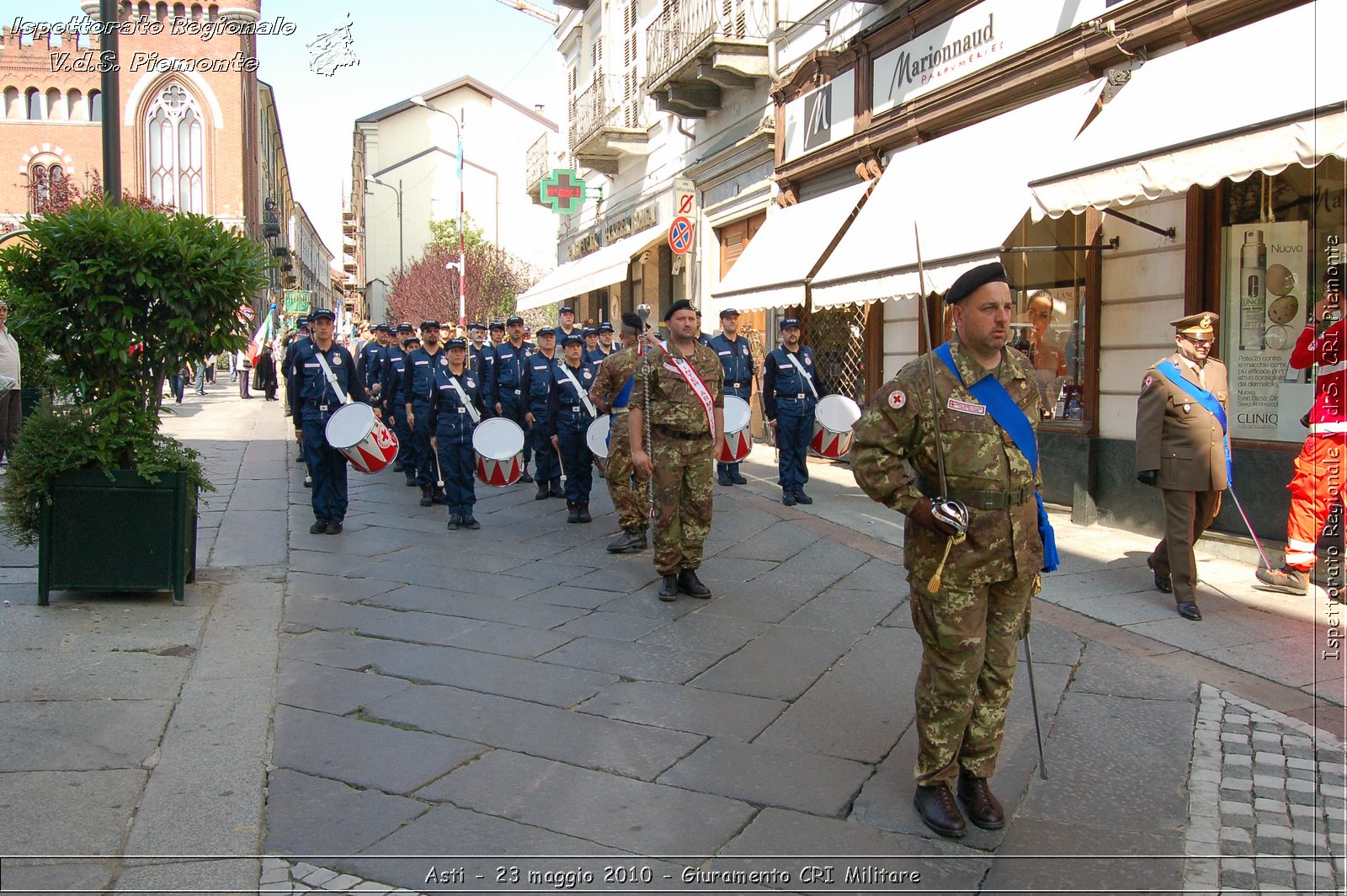 Asti - 23 maggio 2010 - Giuramento Solenne Corpo Militare della CRI  -  Croce Rossa Italiana - Ispettorato Regionale Volontari del Soccorso Piemonte