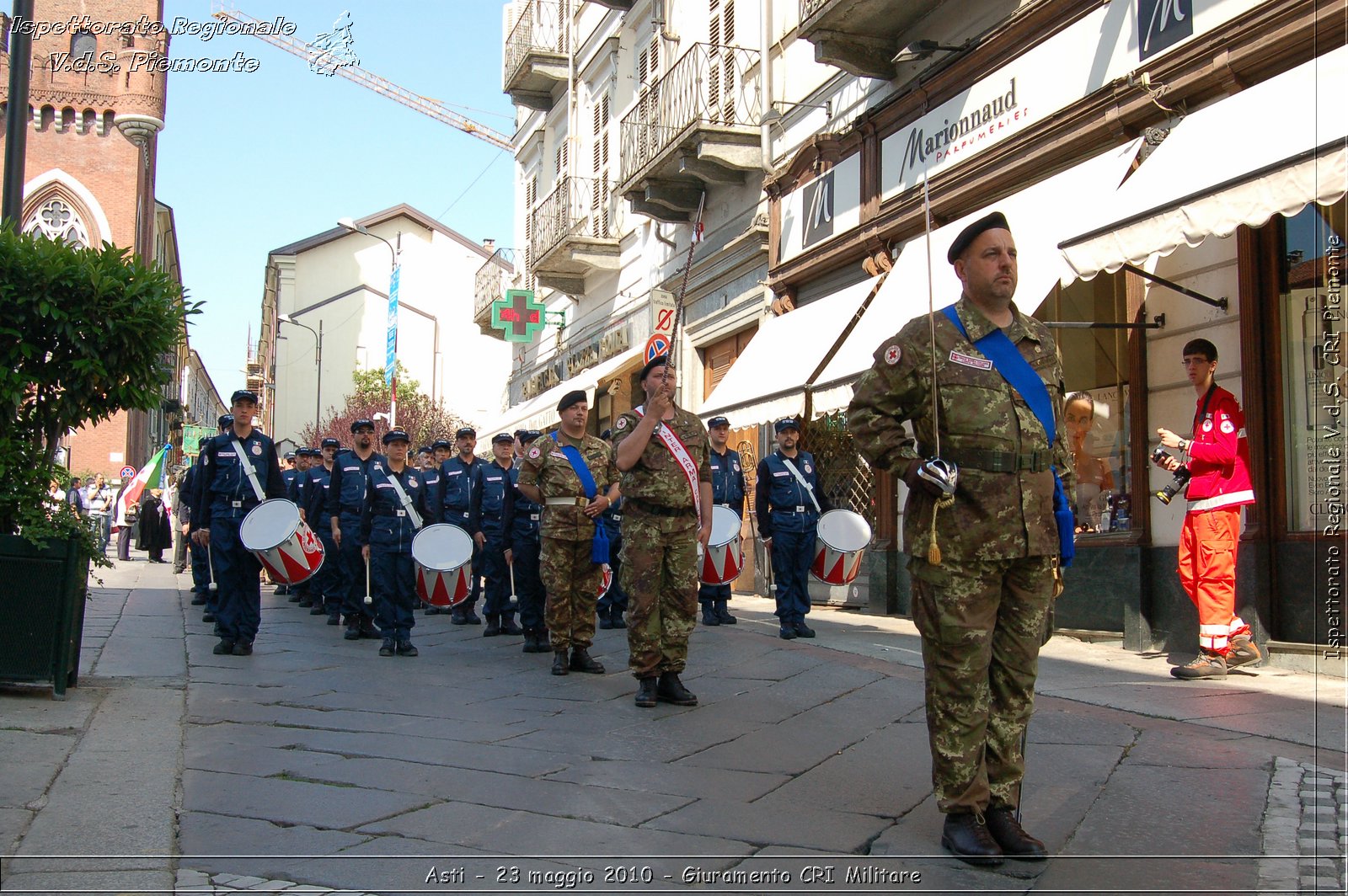 Asti - 23 maggio 2010 - Giuramento Solenne Corpo Militare della CRI  -  Croce Rossa Italiana - Ispettorato Regionale Volontari del Soccorso Piemonte