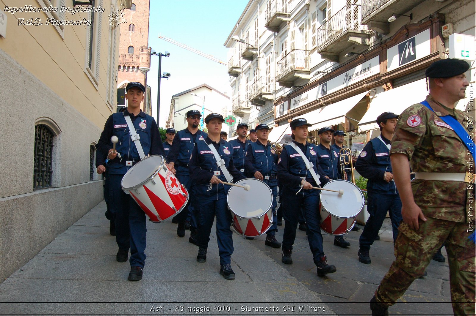 Asti - 23 maggio 2010 - Giuramento Solenne Corpo Militare della CRI  -  Croce Rossa Italiana - Ispettorato Regionale Volontari del Soccorso Piemonte