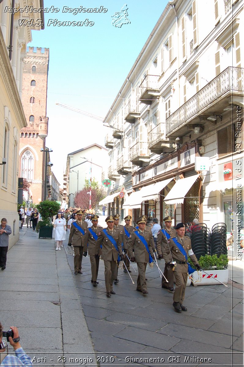 Asti - 23 maggio 2010 - Giuramento Solenne Corpo Militare della CRI  -  Croce Rossa Italiana - Ispettorato Regionale Volontari del Soccorso Piemonte