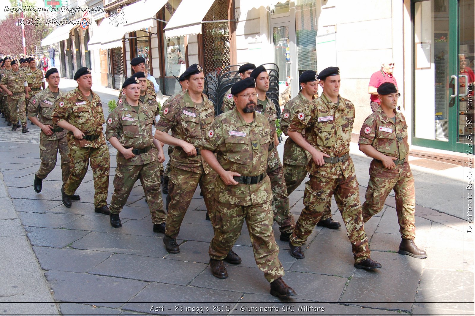 Asti - 23 maggio 2010 - Giuramento Solenne Corpo Militare della CRI  -  Croce Rossa Italiana - Ispettorato Regionale Volontari del Soccorso Piemonte