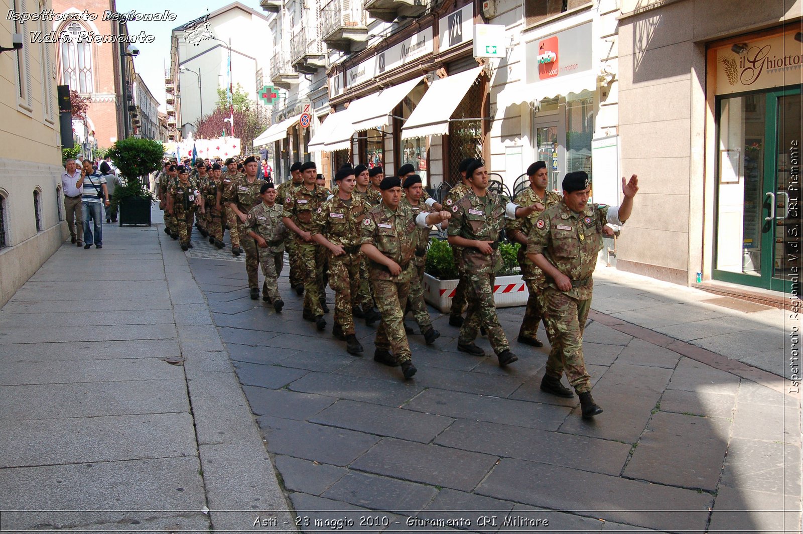 Asti - 23 maggio 2010 - Giuramento Solenne Corpo Militare della CRI  -  Croce Rossa Italiana - Ispettorato Regionale Volontari del Soccorso Piemonte