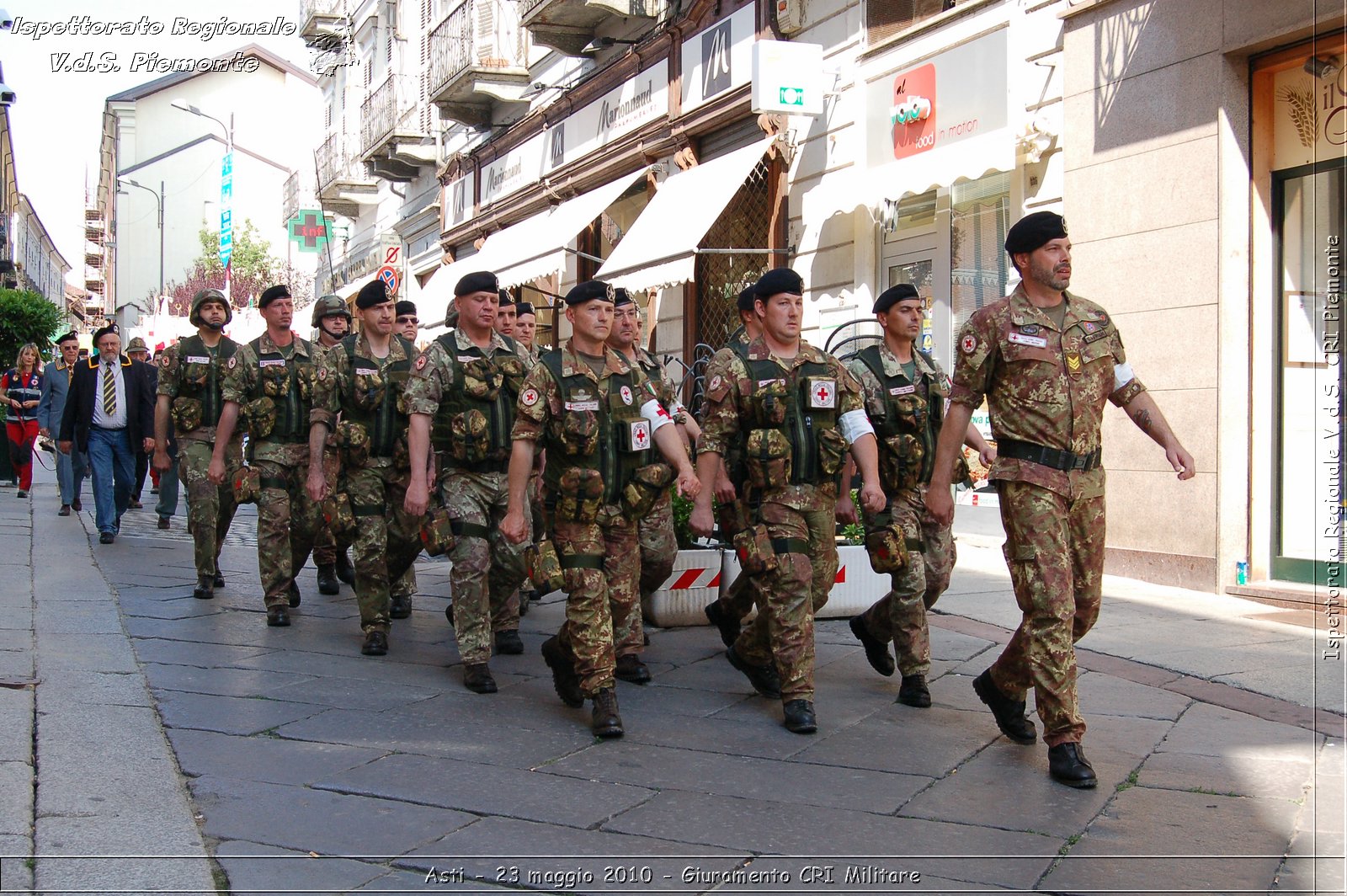 Asti - 23 maggio 2010 - Giuramento Solenne Corpo Militare della CRI  -  Croce Rossa Italiana - Ispettorato Regionale Volontari del Soccorso Piemonte