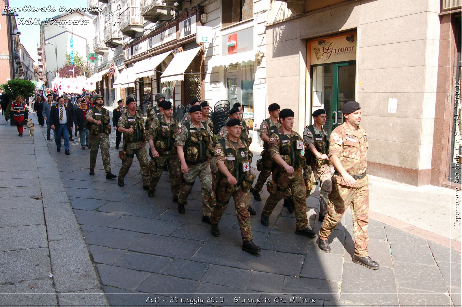 Asti - 23 maggio 2010 - Giuramento Solenne Corpo Militare della CRI  -  Croce Rossa Italiana - Ispettorato Regionale Volontari del Soccorso Piemonte