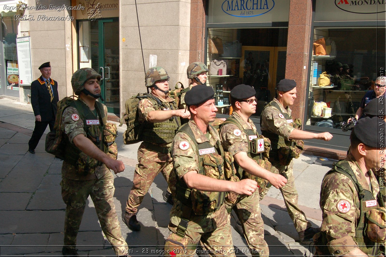 Asti - 23 maggio 2010 - Giuramento Solenne Corpo Militare della CRI  -  Croce Rossa Italiana - Ispettorato Regionale Volontari del Soccorso Piemonte