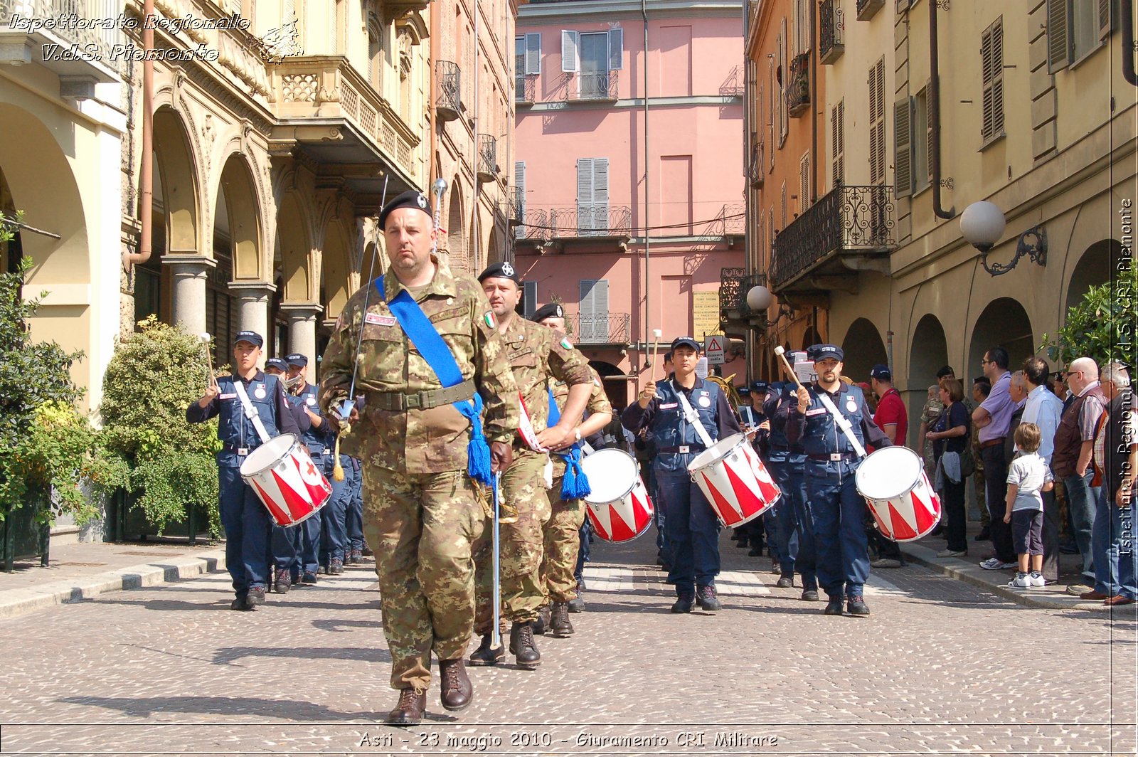 Asti - 23 maggio 2010 - Giuramento Solenne Corpo Militare della CRI  -  Croce Rossa Italiana - Ispettorato Regionale Volontari del Soccorso Piemonte