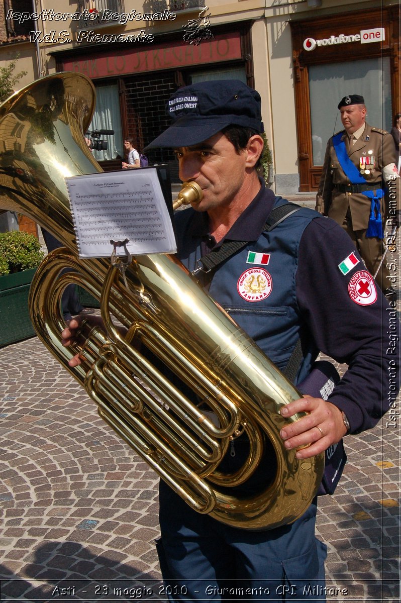 Asti - 23 maggio 2010 - Giuramento Solenne Corpo Militare della CRI  -  Croce Rossa Italiana - Ispettorato Regionale Volontari del Soccorso Piemonte