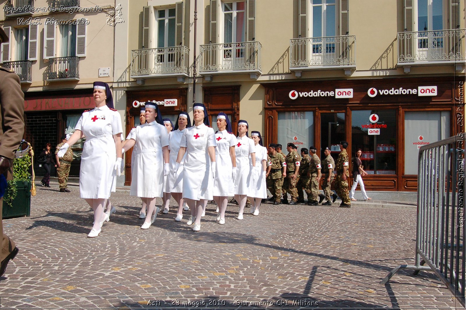 Asti - 23 maggio 2010 - Giuramento Solenne Corpo Militare della CRI  -  Croce Rossa Italiana - Ispettorato Regionale Volontari del Soccorso Piemonte