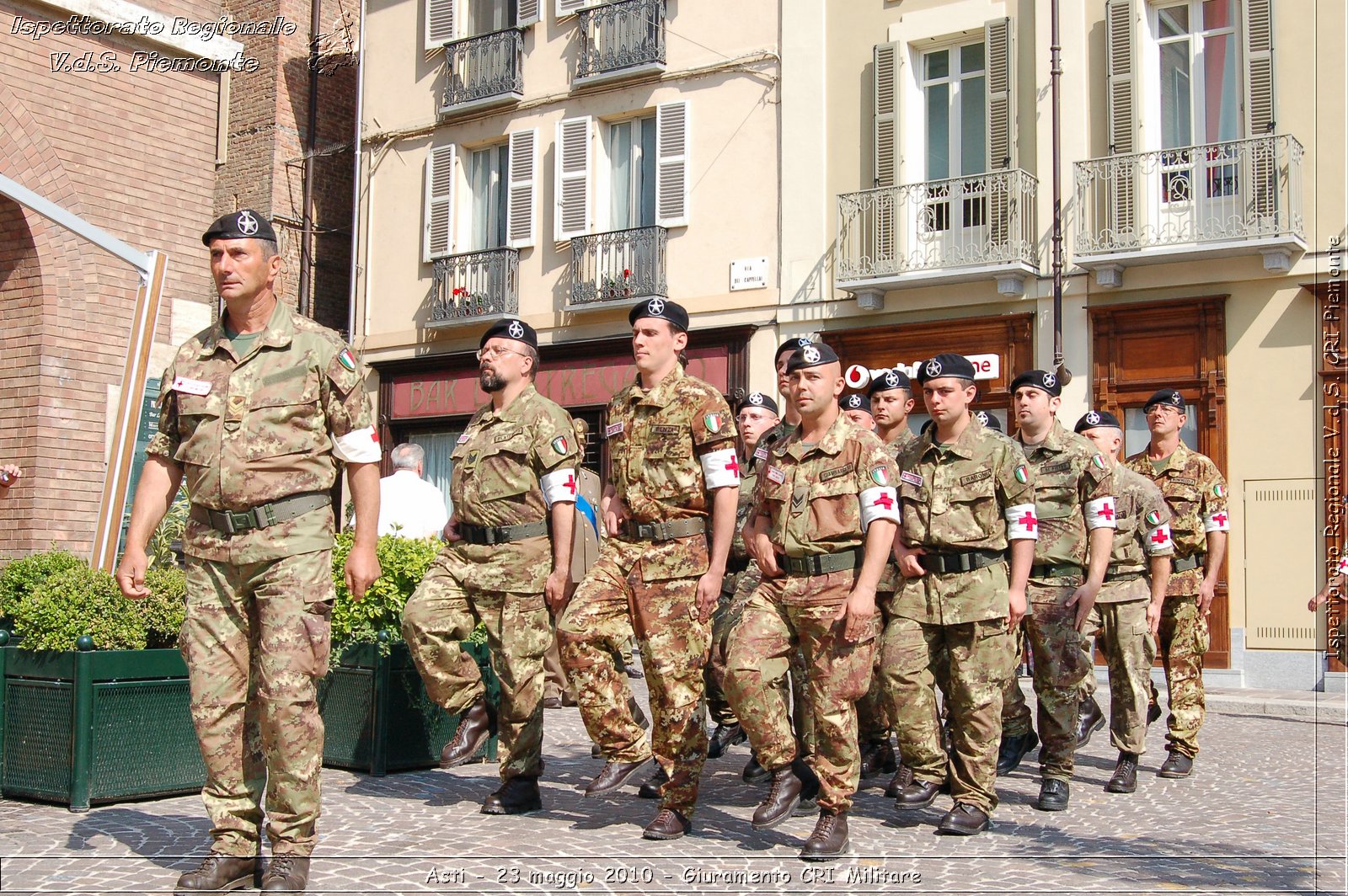 Asti - 23 maggio 2010 - Giuramento Solenne Corpo Militare della CRI  -  Croce Rossa Italiana - Ispettorato Regionale Volontari del Soccorso Piemonte