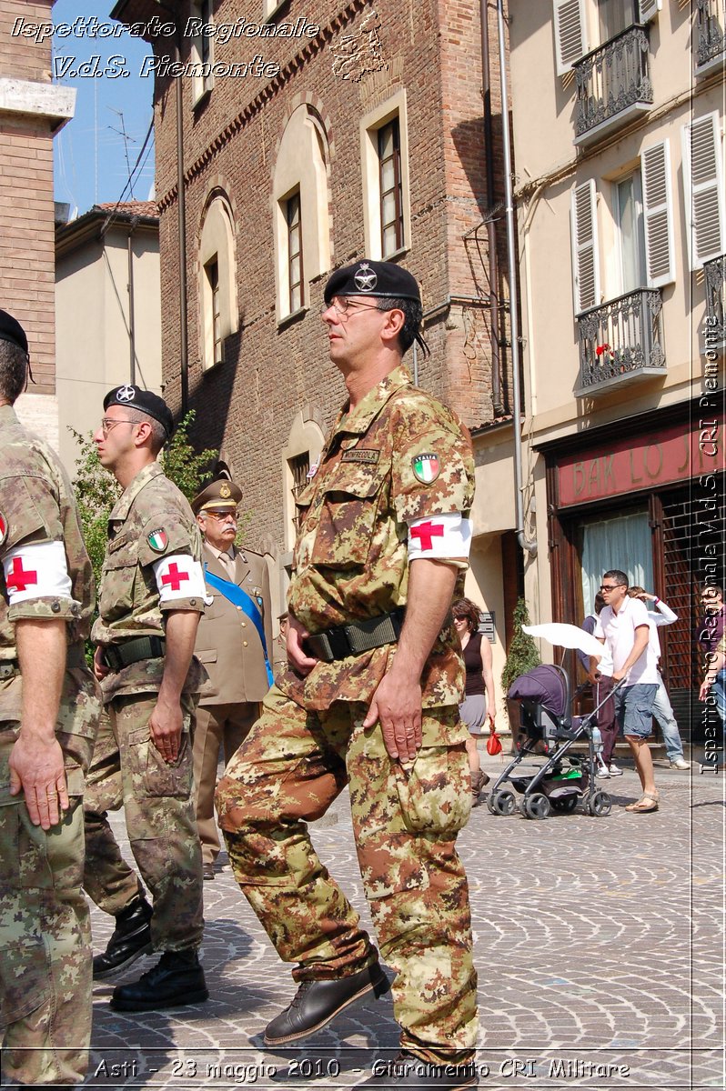 Asti - 23 maggio 2010 - Giuramento Solenne Corpo Militare della CRI  -  Croce Rossa Italiana - Ispettorato Regionale Volontari del Soccorso Piemonte