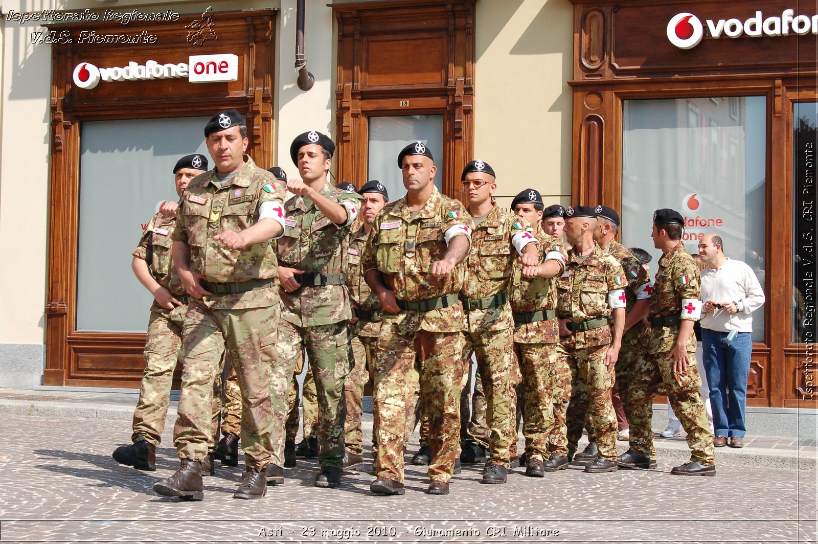 Asti - 23 maggio 2010 - Giuramento Solenne Corpo Militare della CRI  -  Croce Rossa Italiana - Ispettorato Regionale Volontari del Soccorso Piemonte