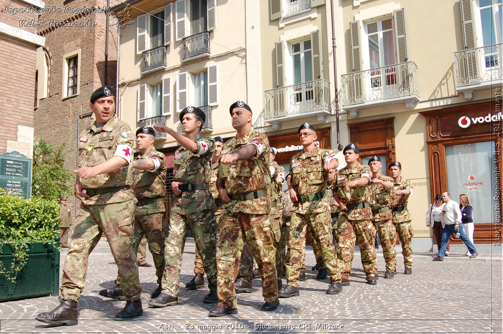 Asti - 23 maggio 2010 - Giuramento Solenne Corpo Militare della CRI  -  Croce Rossa Italiana - Ispettorato Regionale Volontari del Soccorso Piemonte