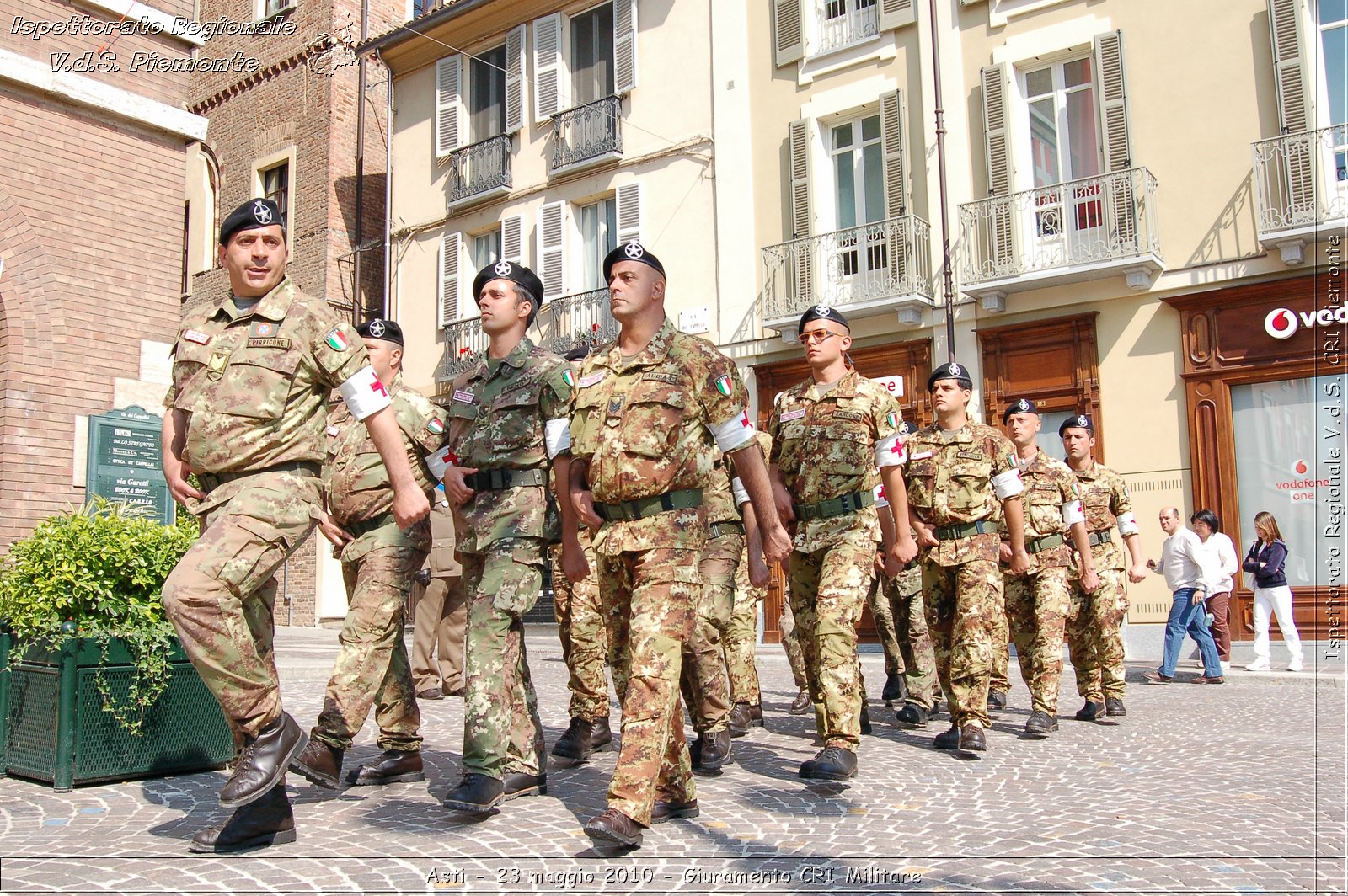 Asti - 23 maggio 2010 - Giuramento Solenne Corpo Militare della CRI  -  Croce Rossa Italiana - Ispettorato Regionale Volontari del Soccorso Piemonte