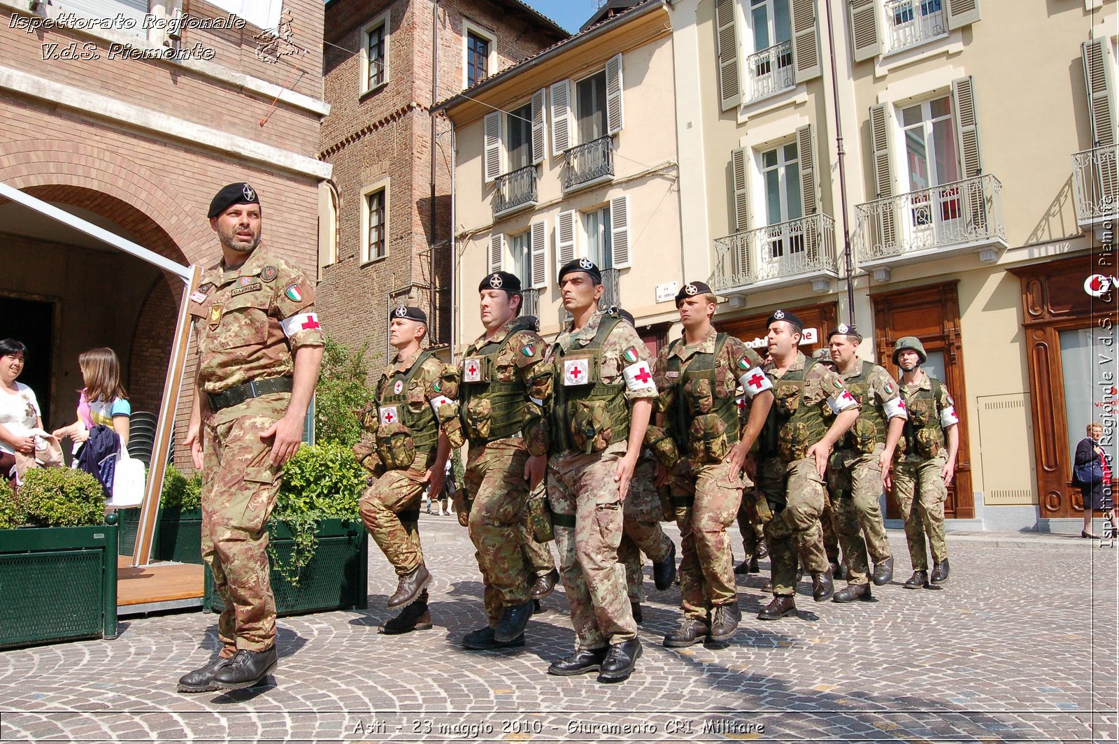 Asti - 23 maggio 2010 - Giuramento Solenne Corpo Militare della CRI  -  Croce Rossa Italiana - Ispettorato Regionale Volontari del Soccorso Piemonte