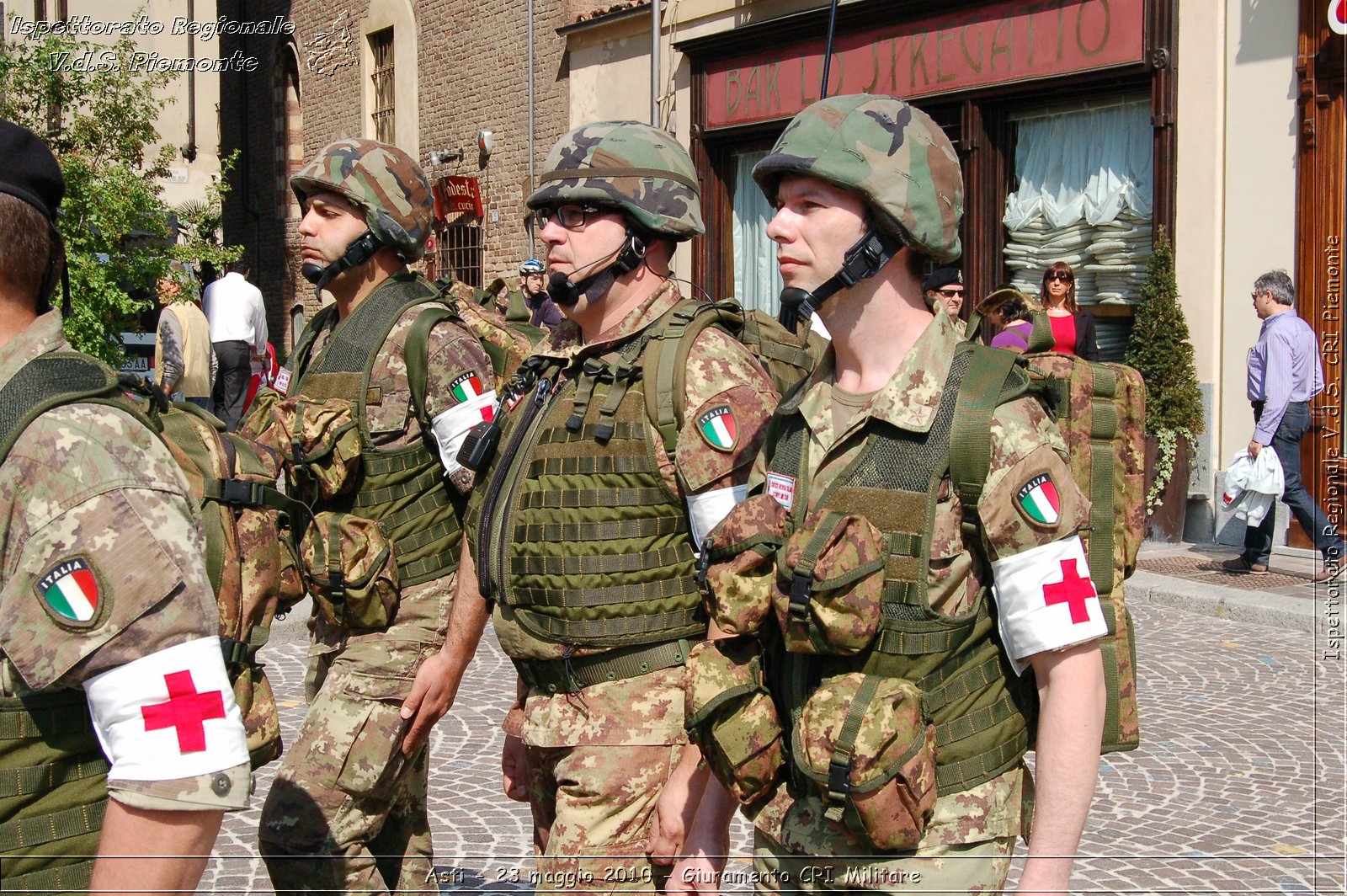 Asti - 23 maggio 2010 - Giuramento Solenne Corpo Militare della CRI  -  Croce Rossa Italiana - Ispettorato Regionale Volontari del Soccorso Piemonte