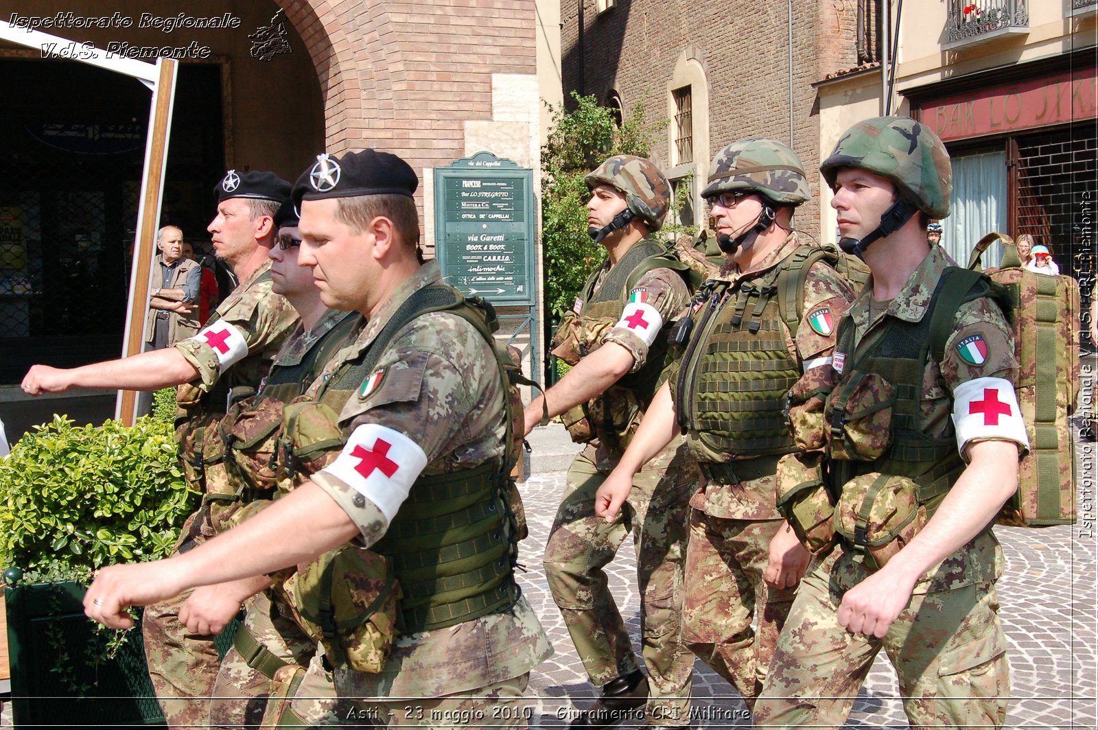 Asti - 23 maggio 2010 - Giuramento Solenne Corpo Militare della CRI  -  Croce Rossa Italiana - Ispettorato Regionale Volontari del Soccorso Piemonte