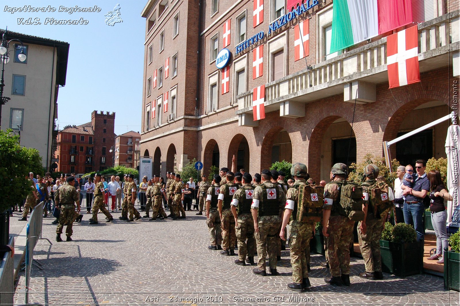 Asti - 23 maggio 2010 - Giuramento Solenne Corpo Militare della CRI  -  Croce Rossa Italiana - Ispettorato Regionale Volontari del Soccorso Piemonte