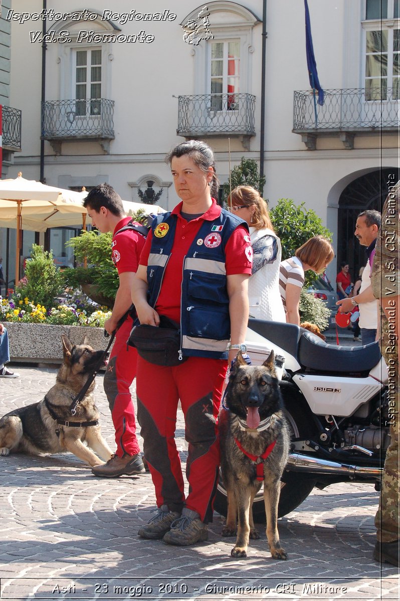 Asti - 23 maggio 2010 - Giuramento Solenne Corpo Militare della CRI  -  Croce Rossa Italiana - Ispettorato Regionale Volontari del Soccorso Piemonte