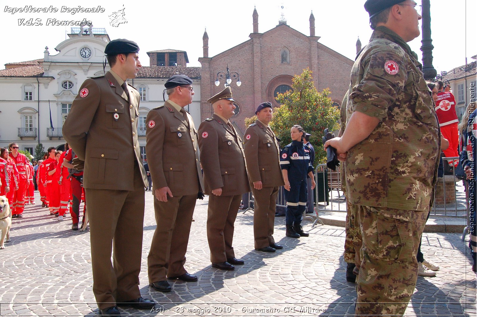 Asti - 23 maggio 2010 - Giuramento Solenne Corpo Militare della CRI  -  Croce Rossa Italiana - Ispettorato Regionale Volontari del Soccorso Piemonte