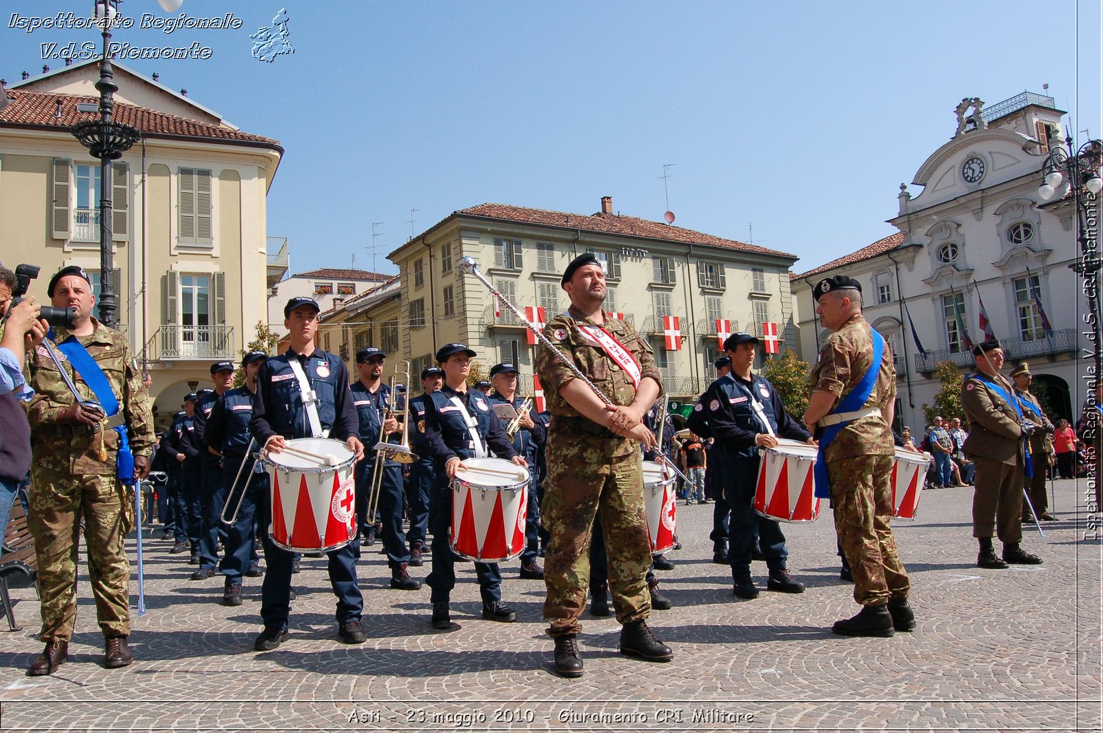 Asti - 23 maggio 2010 - Giuramento Solenne Corpo Militare della CRI  -  Croce Rossa Italiana - Ispettorato Regionale Volontari del Soccorso Piemonte