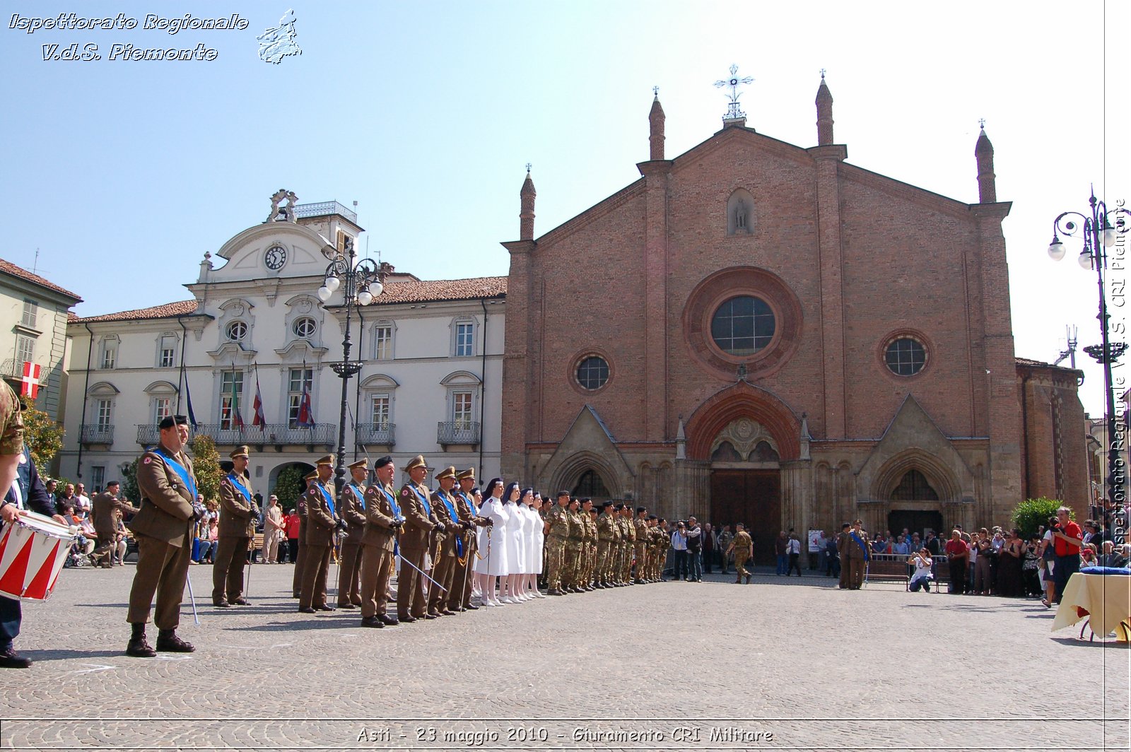 Asti - 23 maggio 2010 - Giuramento Solenne Corpo Militare della CRI  -  Croce Rossa Italiana - Ispettorato Regionale Volontari del Soccorso Piemonte