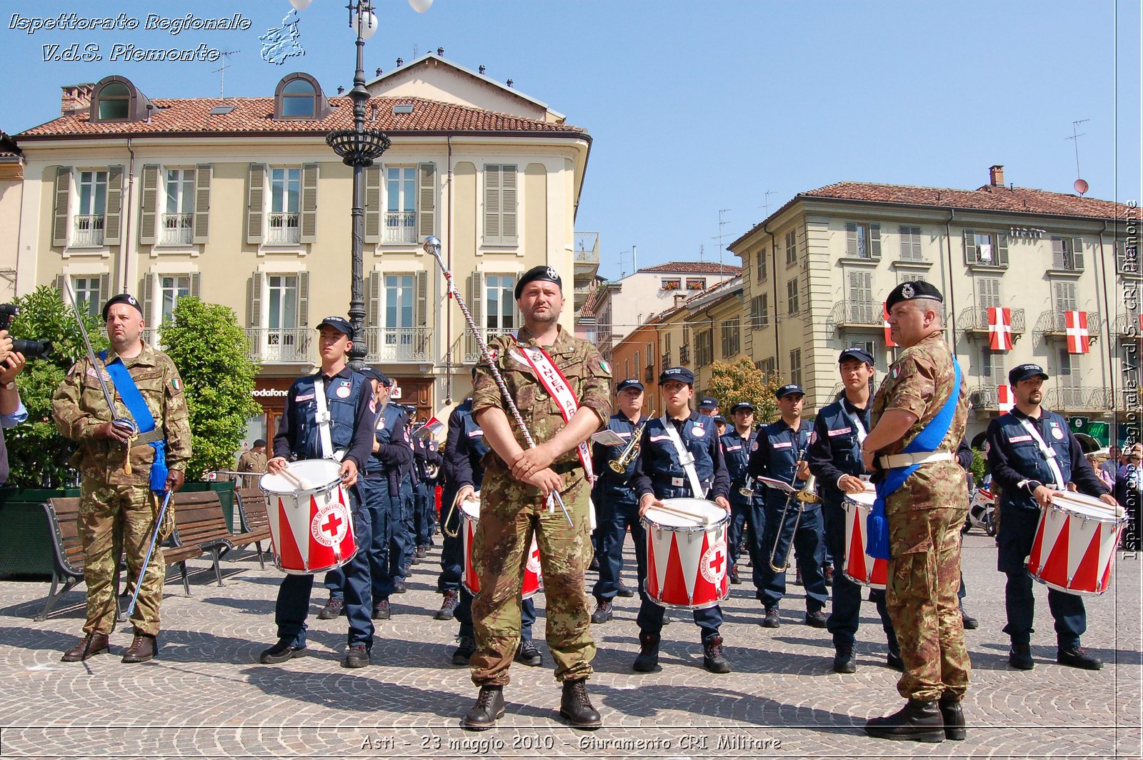 Asti - 23 maggio 2010 - Giuramento Solenne Corpo Militare della CRI  -  Croce Rossa Italiana - Ispettorato Regionale Volontari del Soccorso Piemonte