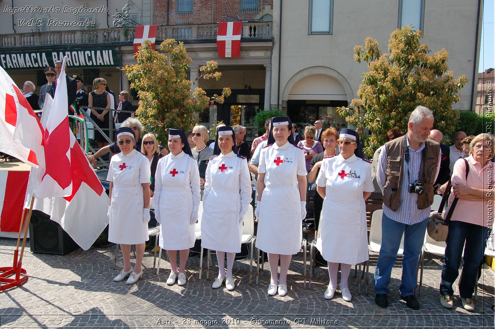 Asti - 23 maggio 2010 - Giuramento Solenne Corpo Militare della CRI  -  Croce Rossa Italiana - Ispettorato Regionale Volontari del Soccorso Piemonte