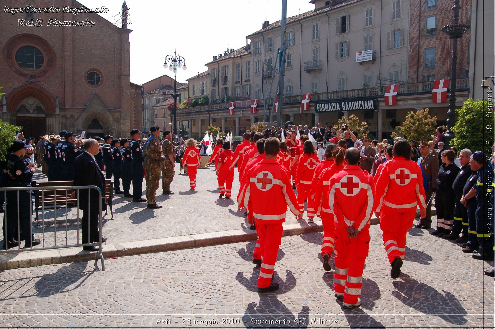 Asti - 23 maggio 2010 - Giuramento Solenne Corpo Militare della CRI  -  Croce Rossa Italiana - Ispettorato Regionale Volontari del Soccorso Piemonte