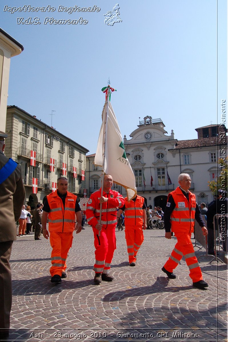 Asti - 23 maggio 2010 - Giuramento Solenne Corpo Militare della CRI  -  Croce Rossa Italiana - Ispettorato Regionale Volontari del Soccorso Piemonte