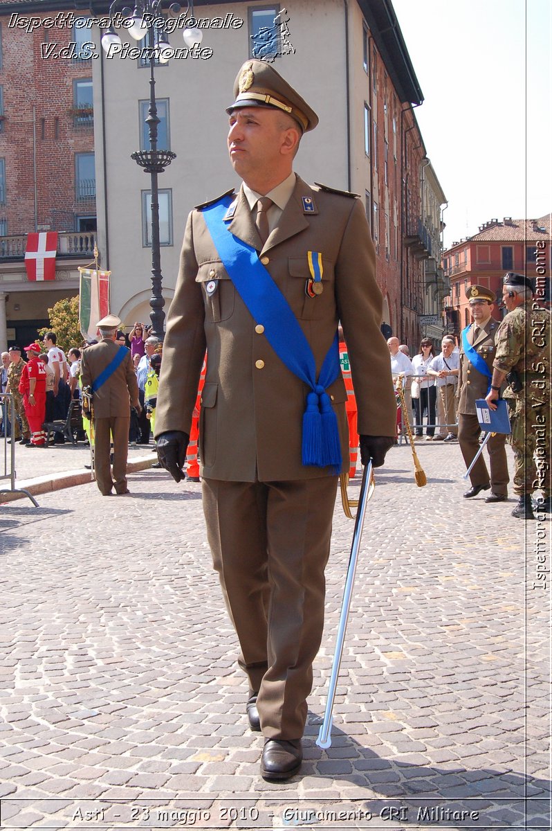 Asti - 23 maggio 2010 - Giuramento Solenne Corpo Militare della CRI  -  Croce Rossa Italiana - Ispettorato Regionale Volontari del Soccorso Piemonte