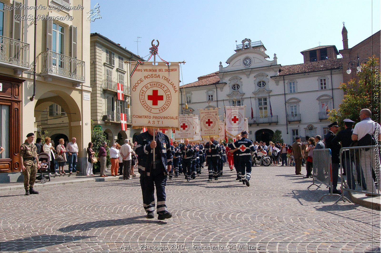 Asti - 23 maggio 2010 - Giuramento Solenne Corpo Militare della CRI  -  Croce Rossa Italiana - Ispettorato Regionale Volontari del Soccorso Piemonte