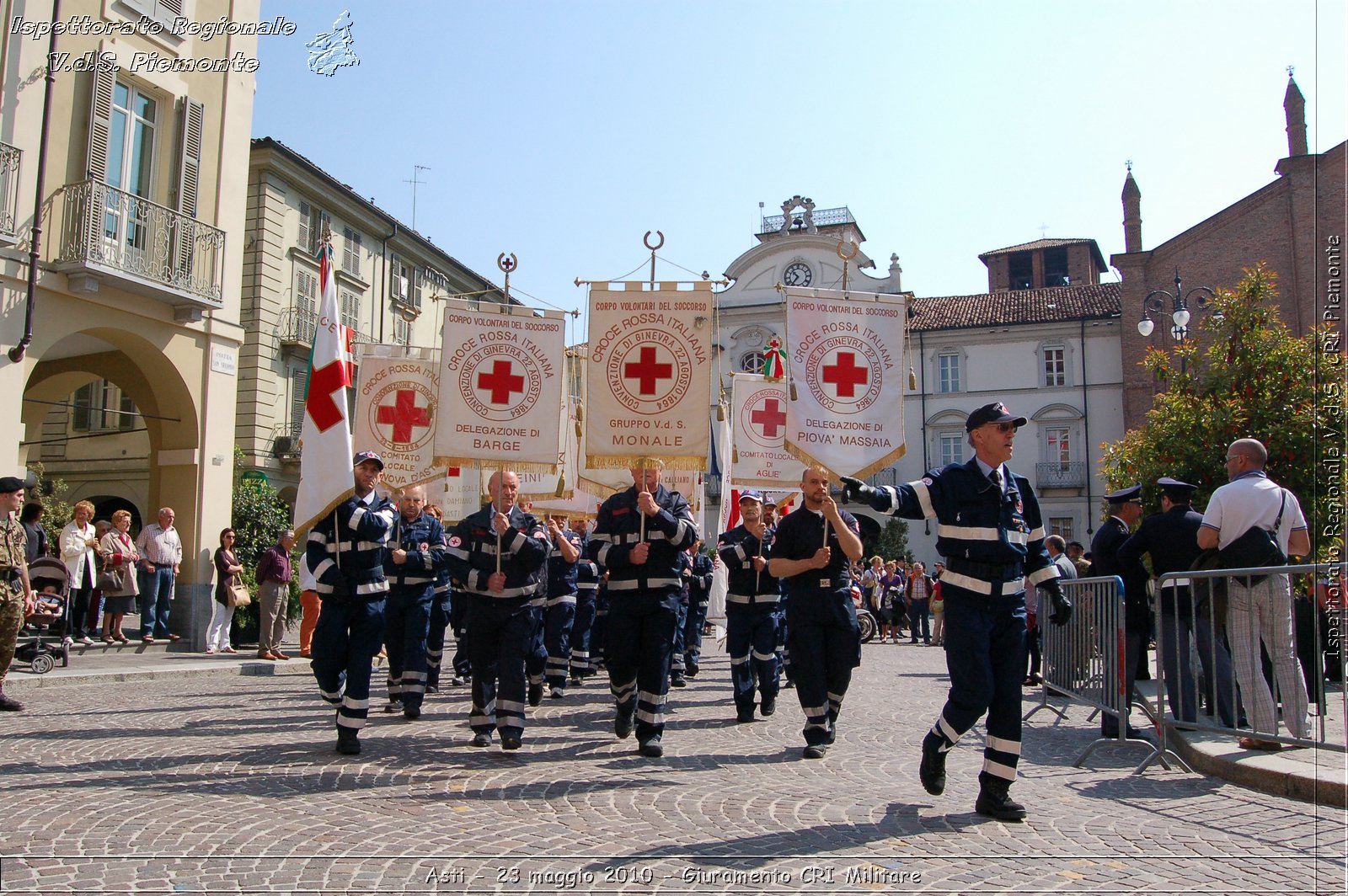 Asti - 23 maggio 2010 - Giuramento Solenne Corpo Militare della CRI  -  Croce Rossa Italiana - Ispettorato Regionale Volontari del Soccorso Piemonte