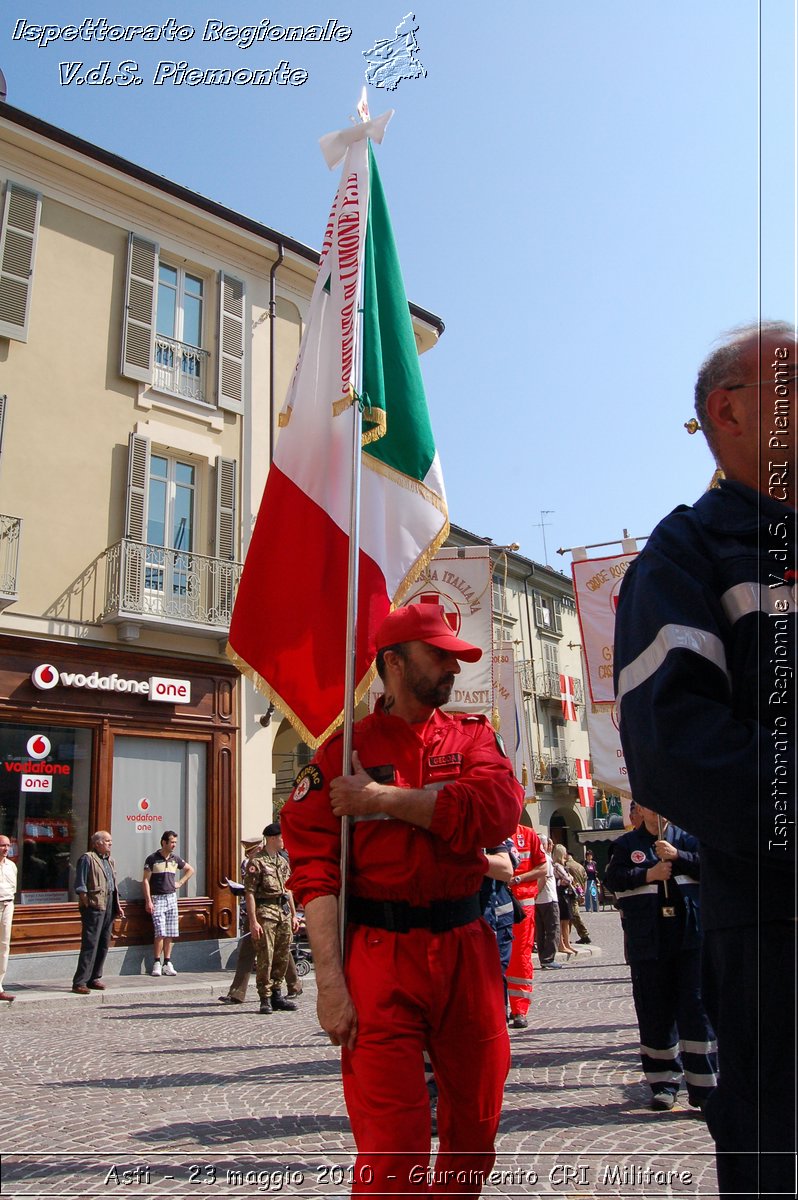 Asti - 23 maggio 2010 - Giuramento Solenne Corpo Militare della CRI  -  Croce Rossa Italiana - Ispettorato Regionale Volontari del Soccorso Piemonte