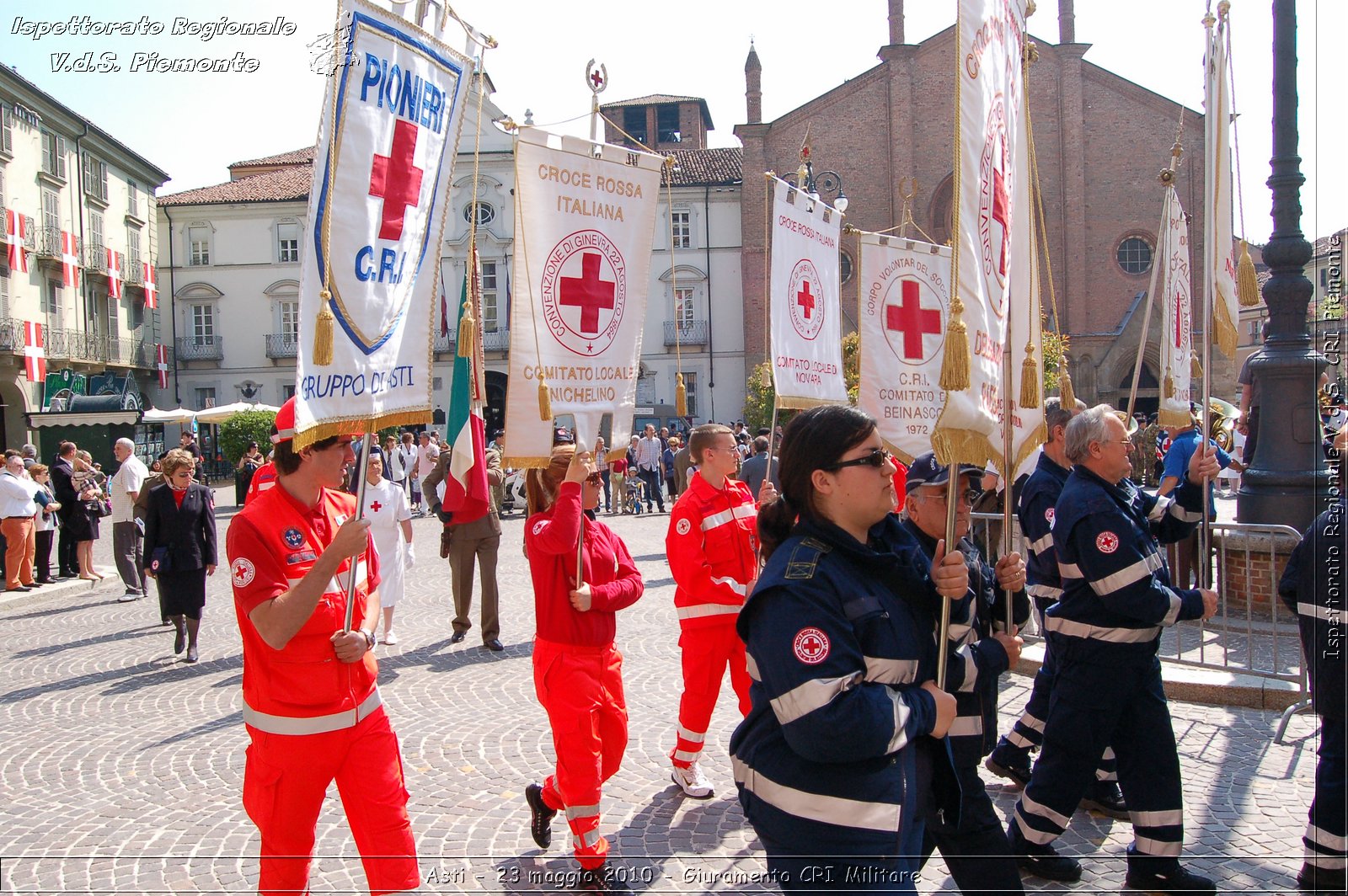 Asti - 23 maggio 2010 - Giuramento Solenne Corpo Militare della CRI  -  Croce Rossa Italiana - Ispettorato Regionale Volontari del Soccorso Piemonte