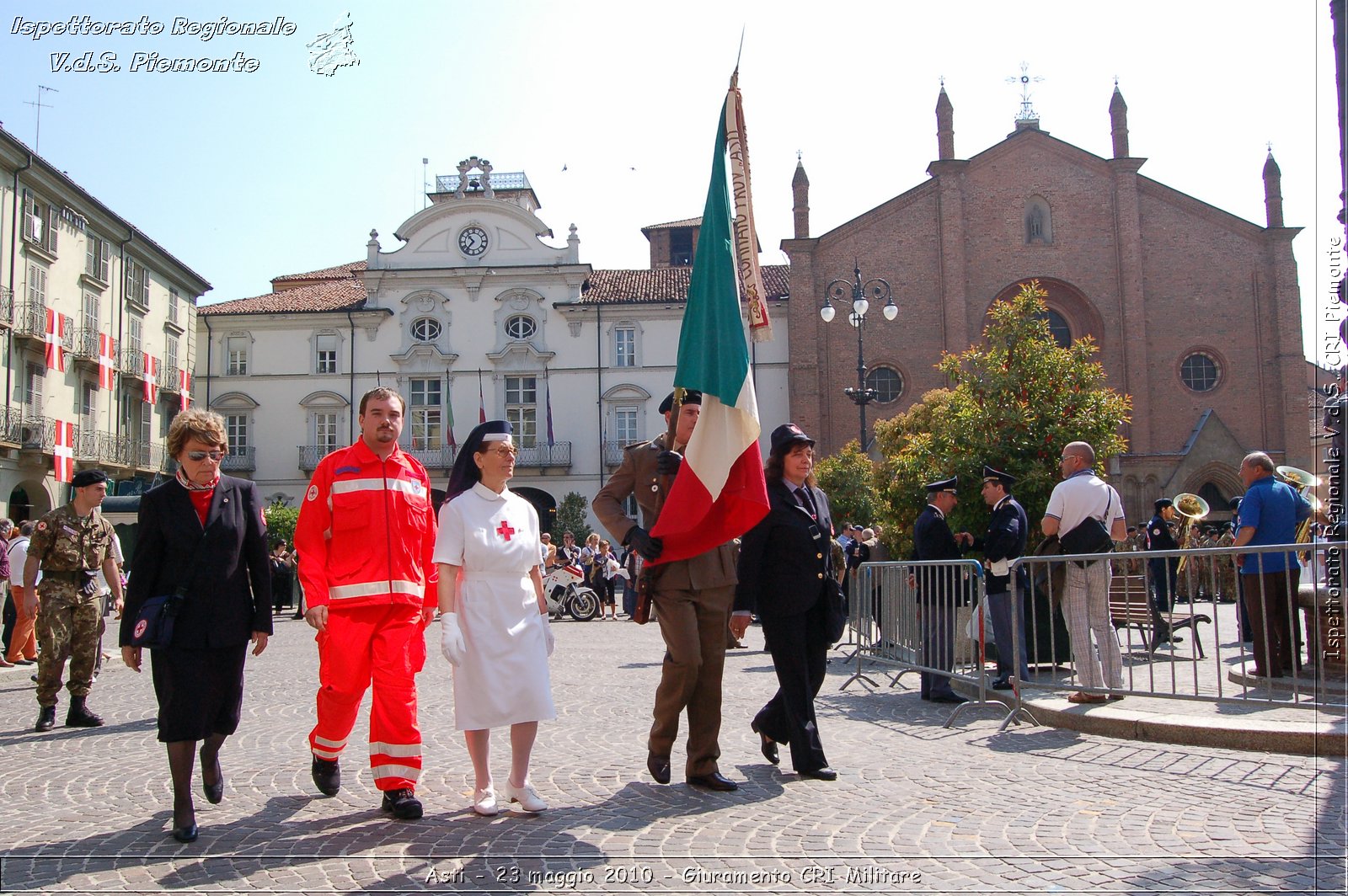 Asti - 23 maggio 2010 - Giuramento Solenne Corpo Militare della CRI  -  Croce Rossa Italiana - Ispettorato Regionale Volontari del Soccorso Piemonte