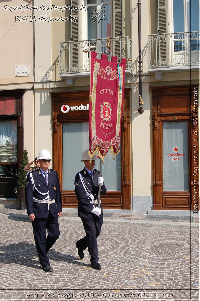 Asti - 23 maggio 2010 - Giuramento Solenne Corpo Militare della CRI  -  Croce Rossa Italiana - Ispettorato Regionale Volontari del Soccorso Piemonte