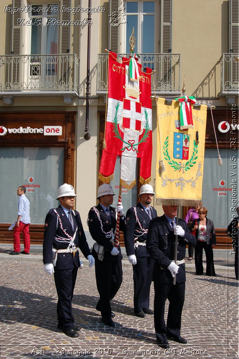 Asti - 23 maggio 2010 - Giuramento Solenne Corpo Militare della CRI  -  Croce Rossa Italiana - Ispettorato Regionale Volontari del Soccorso Piemonte