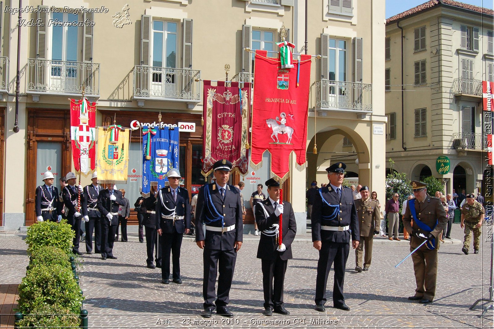 Asti - 23 maggio 2010 - Giuramento Solenne Corpo Militare della CRI  -  Croce Rossa Italiana - Ispettorato Regionale Volontari del Soccorso Piemonte